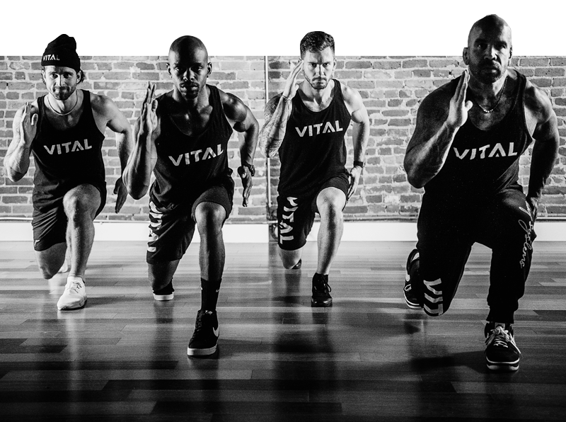 Vital Training Systems group lunges workout
